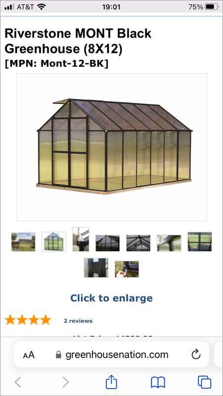 Website where I purchased our greenhouse