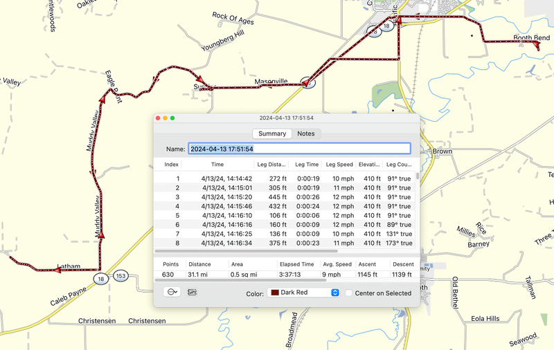 31.1 miles; new brakes & chain! (2024-04-13)