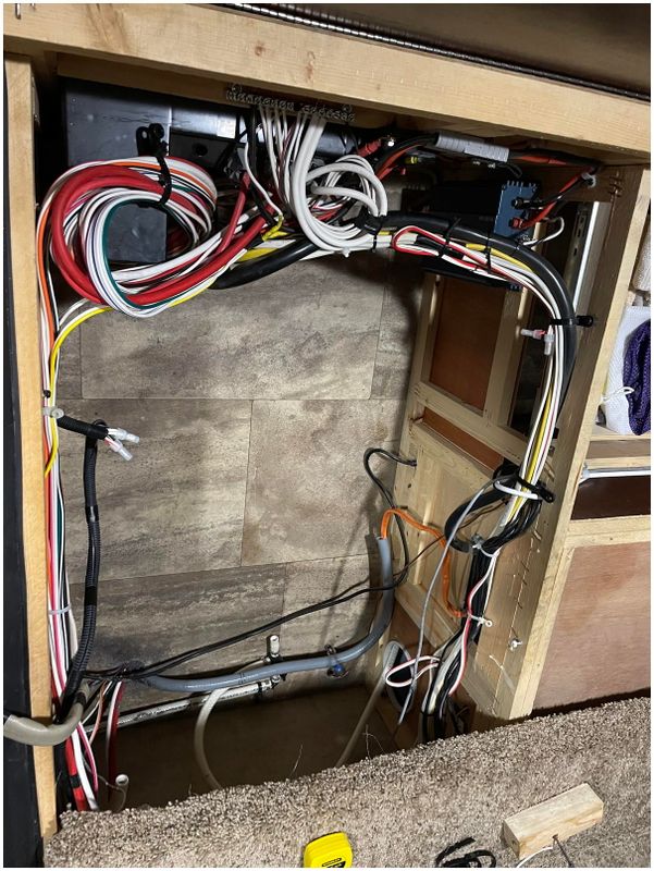 Another view of the wiring mess