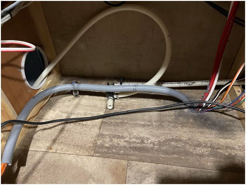 After removing all pex and expanded foam...