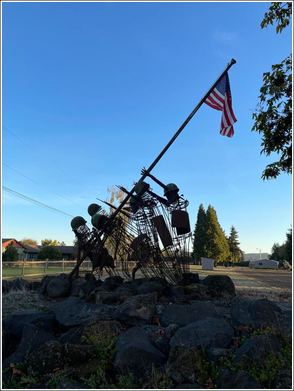 Gunny Brandons Iwo Jima monument to his brother who was killed here in WWII (2024-09-30)