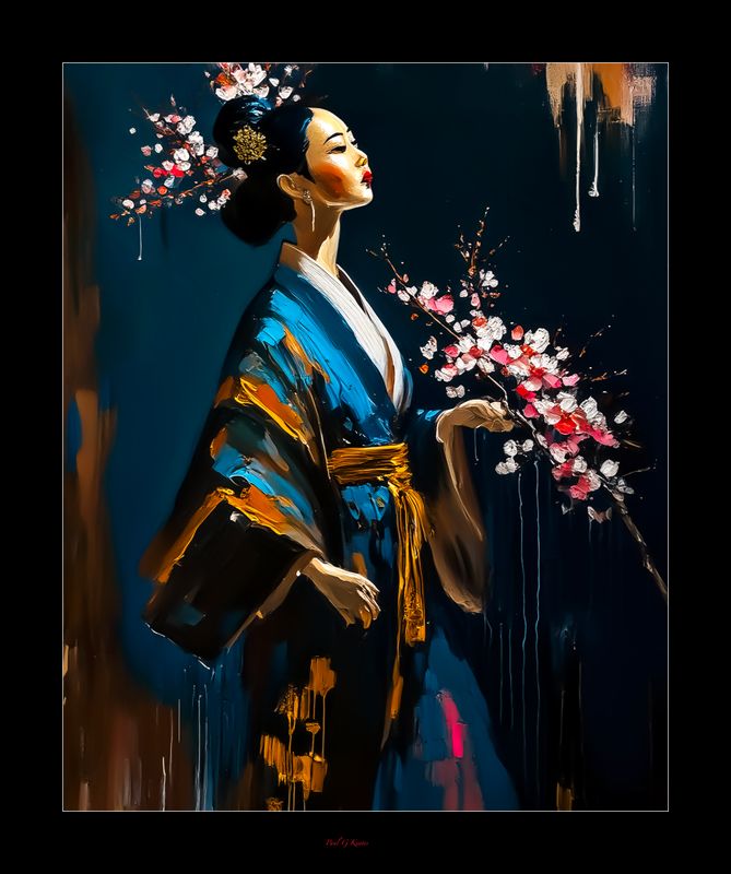 Enjoying the aroma of Sakura.jpg