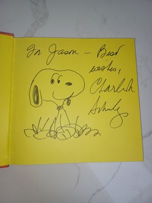 Inscribed with original drawing