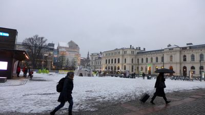 Wintery Oslo afternoon