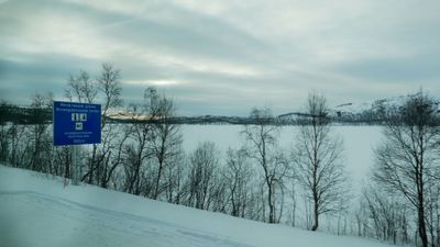 Enroute to Russian border, Kirkenes area