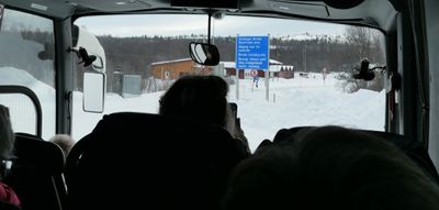 Approaching Russian border...stop here.
