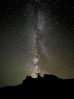Milky Way over Labyrinth Canyon