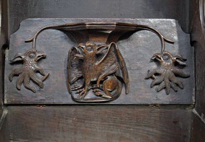 Misericords in Ludlow