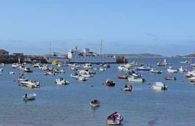 Hugh Town quay, the Scillonian
