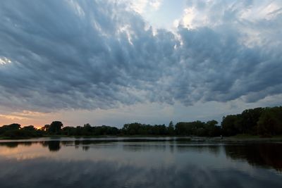 Clouds on the Lake