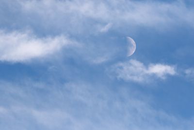 First Quarter in the Clouds