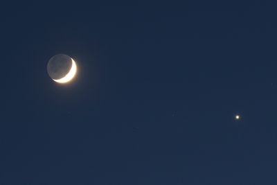Moon and Venus