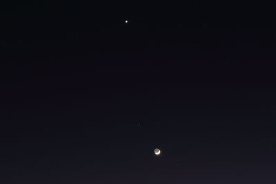 Moon and Two Planets