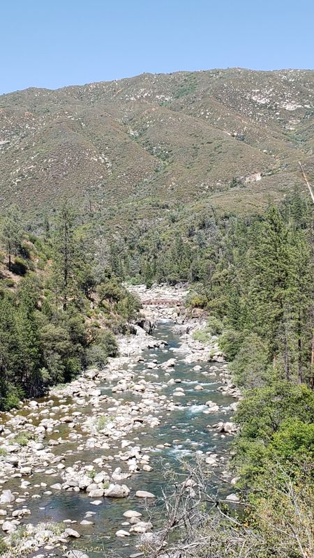 Tuolumne River and Lumsden Bridge