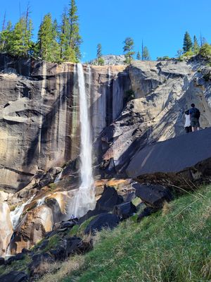 Vernal Fall and some tourists