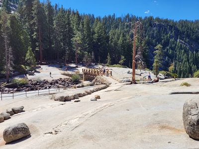 Bridge at top of Nevada Fall