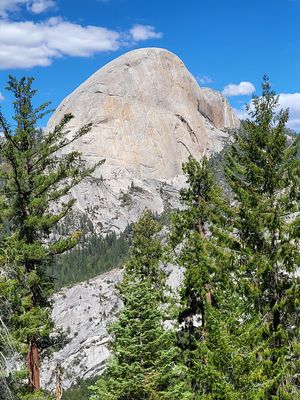 South aspect of Half Dome, view from Panorama Trail