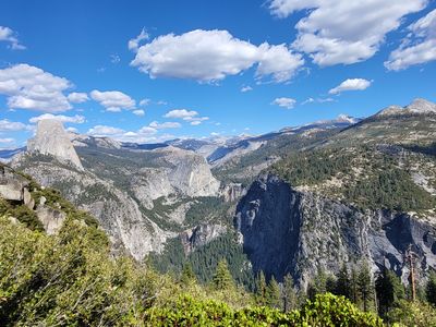 View up Little Yosemite Valley from Panorama Trail