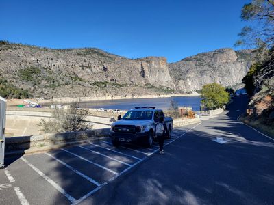 Hetch Hetchy Reservoir, trailhead at O'Shaughnessey Dam