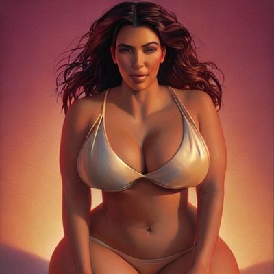 Kim Kardashian Portrait