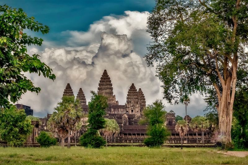 Angkor Wat historic temple in Siem Reap, Cambodia