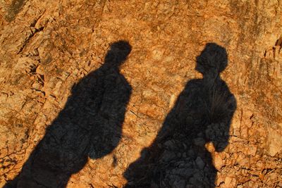 Hiking during golden hour