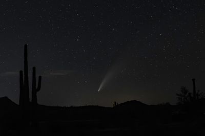 Comet Neowise near Salome AZ