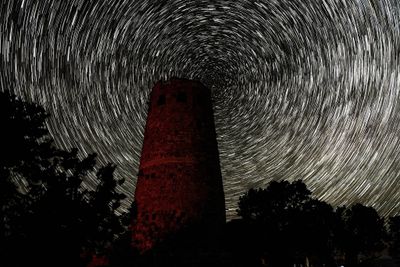 Star trails at Desert Watchtower GCNP