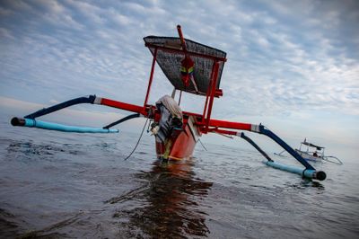 Jukung on Lovina Beach (Bali)
