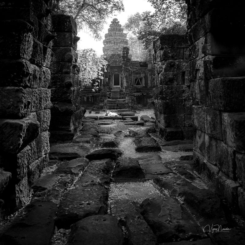 Angkor Wat in Monochrome