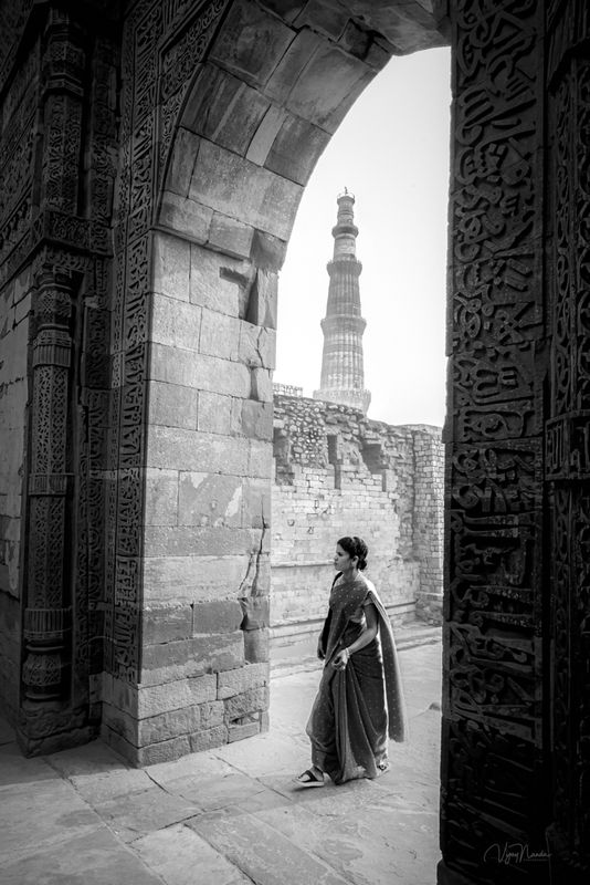 The Qutab Minar, Delhi