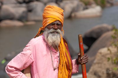 Sadhu on the River Bank