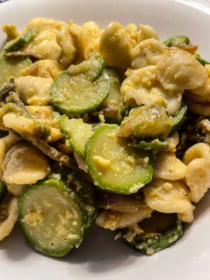 Orecchiette with zucchine