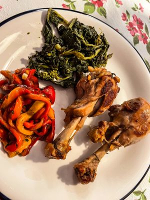 Wine chicken fuselli 