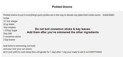 pickled onion recipe