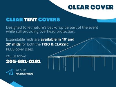 clear cover tents Miami FL