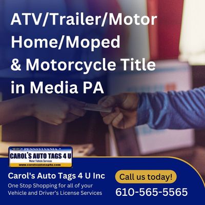 14-ATV-Trailer-Motor-Home-Moped---Motorcycle-Title-in-Media-PA