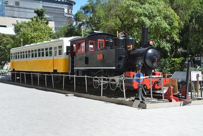 Taiwan Railways LDK58 Steam Locomotive and Diesel Railcar