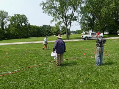 Outlining the Mound Bed 5-30-25