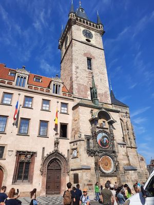 Prague's Old Town Hall with the Astronomical Clock
