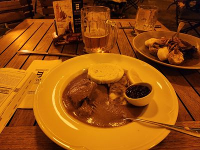 Dinner at the Malostranska Beseda Restaurant in Lesser Town