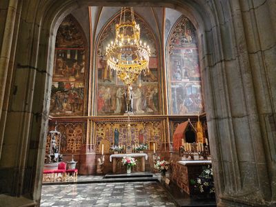 The Wenceslaus Chapel in Prague's Saint Vitus Cathedral