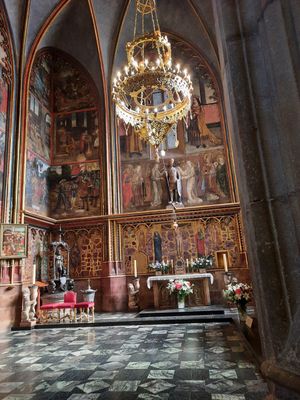 The Wenceslaus Chapel in Prague's Saint Vitus Cathedral 