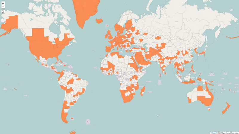 Index & Links by Country