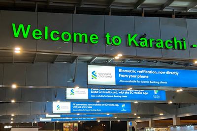 Arriving and Departing Karachi