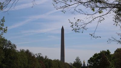 Evening view of the Washinton Monument