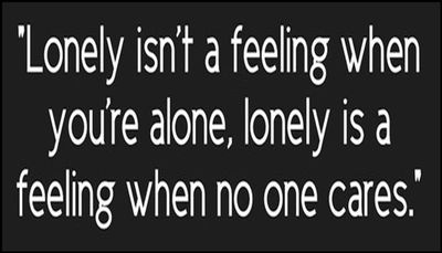 alone - lonely isn't a feeling when.jpg