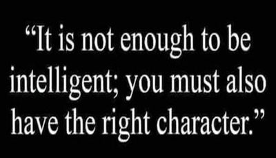 intelligence - it is not enough to be.jpg