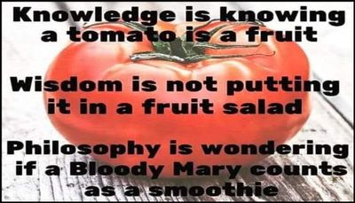 knowledge - knowledge is knowing a tomato.jpg