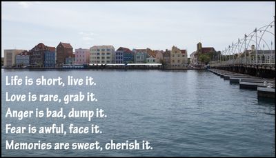 note to self - life is short live it.jpg